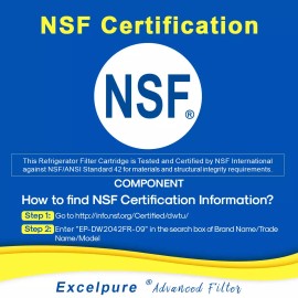 EXCELPURE 3 PACK Fit For DW2042FR-09 Kenmore 46-9130 DW2042F-09 Water Filter EXCELPURE