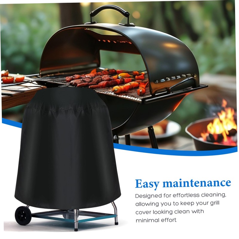 Mipcase BBQ Grill Cover Outdoor Round Fire Pit Protector for