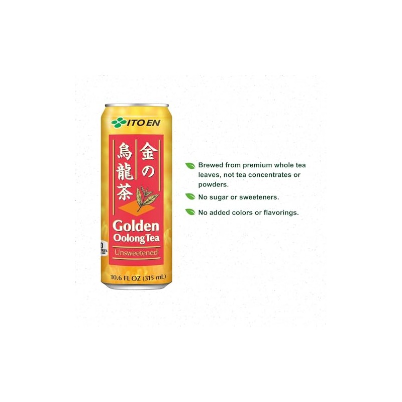 Ito En Golden Oolong Tea, Unsweetened, 10.6 Ounce (Pack of