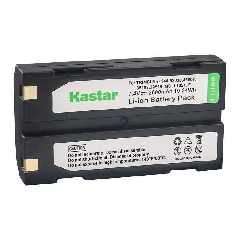 Kastar D-Li1 Battery & USB Dual Charger for Trimble 29518