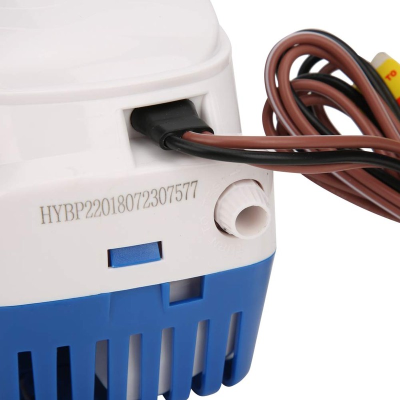 24V Boat Marine Pump, HYBP2G1100-02 Automatic Bilge Pump Silent Fully