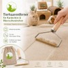 Effective Wooden Pet Hair Remover for Rabbits & Guinea Pigs