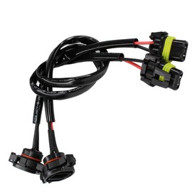 HUIQIAODS Wrangler JK Fog Light Wiring Harness Kit 5202 H16 to 9006 9005 HB3 Wiring Harness kit for Headlight Fog Lights Retrofit Work Use 2Pcs