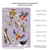 Wandtattoo Loft Window Sticker Christmas Winter Bird Set Winter Window