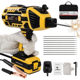 Portable Welding Machine, 110V IGBT Inverter Handheld Welding Machine with 6 Variable Current Adjustment, 20-120Amp Welding Output Handheld ARC Welder for 1/16"-1/8" Welding Rods