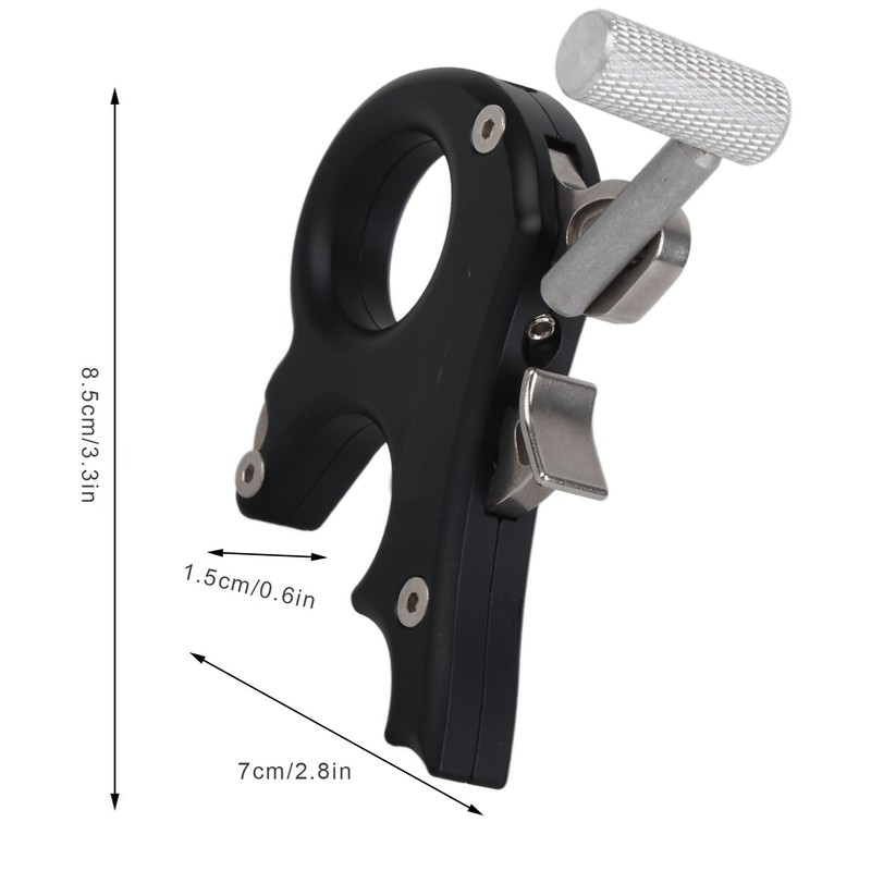 Archery Release Aids 3 Finger Grip Thumb Caliper Trigger for