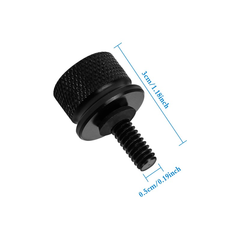 Anruyi Motorcycle Seat Attachment Screws Nuts Set 6 mm Bench