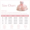 Miipat Baby Girl Pageant Dress Sequins Princess Dress Toddler Flower