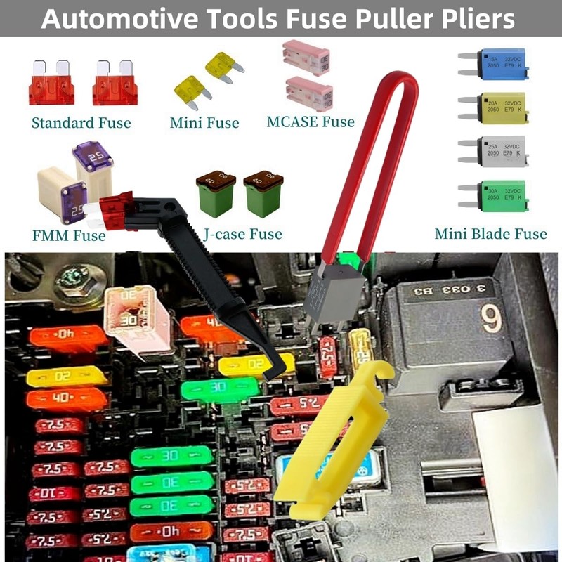 Winyxleng Fuse Puller Tool Relay Puller Pliers Fuse Puller Pliers