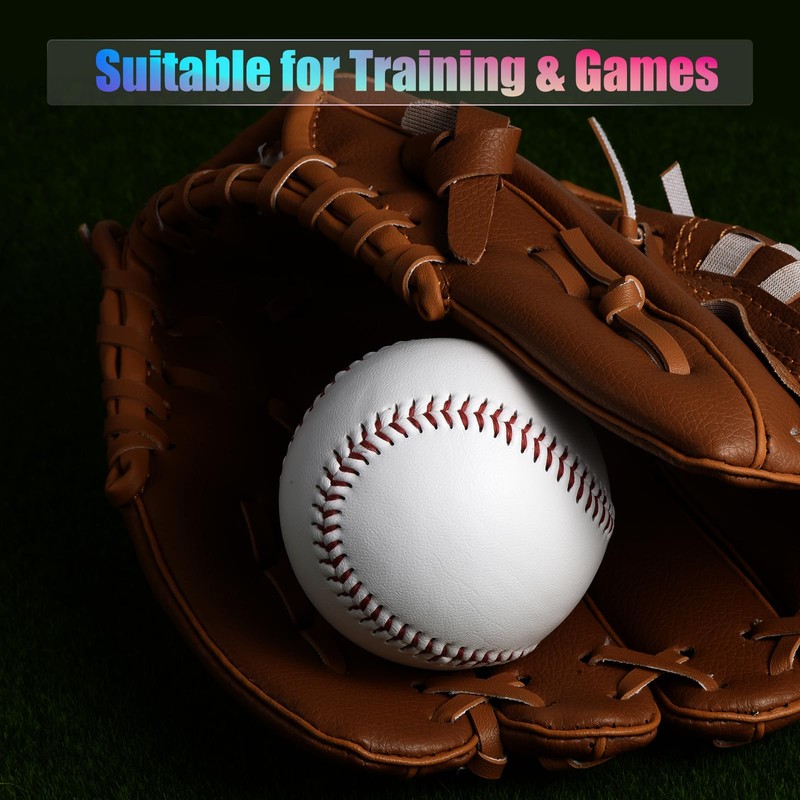 PATIKIL 9 Inch Foam Baseball 12 Pack Soft Practice Baseballs