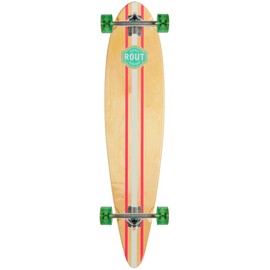 Rout Pinstripe Pintail Longboard Complete