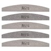 5x Nail File Silver Star 100/180 Manicure emery board files