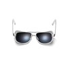 Komonee Goggle Frame Sunglasses White Flight Style Classic UV400 Sun