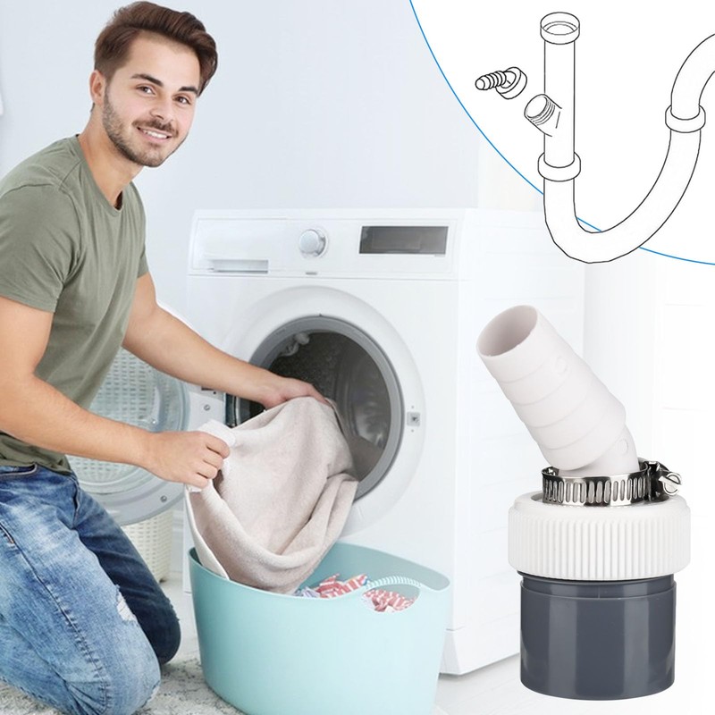 Washing Machine Drain Adapter, Washing Machine Connection Input Diameter 18-24