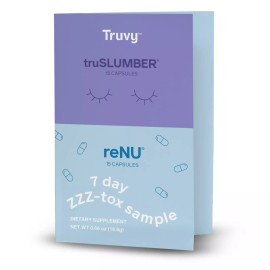 Truvision Health Truvy TruSlumber & Renu Detox 7 Day Sample Pack 30 Capsules New
