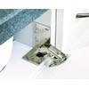 Rev-A-Shelf 6552-ETH-10 Euro Face Frame Tip-Out Tray Hinge, Chrome