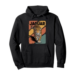 Retro Sunset Jaguar Jaguars Pullover Hoodie