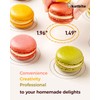 Katbite 100 Macaron Parchment Sheets Template Baking, Cookie Parchment, Printed