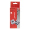 Carpoint 0510078 Fuzzy Dice - White