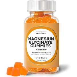 Magnesium Glycinate Gummies – Calm, Sleep & Muscle Support for Kids & Adults – Sugar-Free, Vegan Chewable Magnesium, 60 Gummies 
