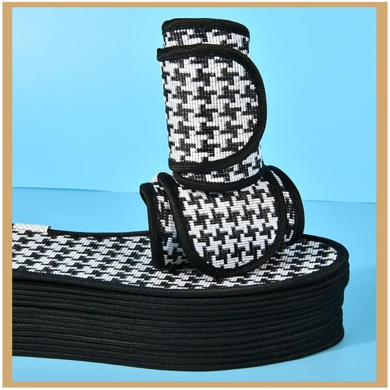 インソール 格子模様 消臭 綿 インソール 草香 【2足4枚】 足裏ふわふわ 素足で着こなせる 軽薄で通気性よい