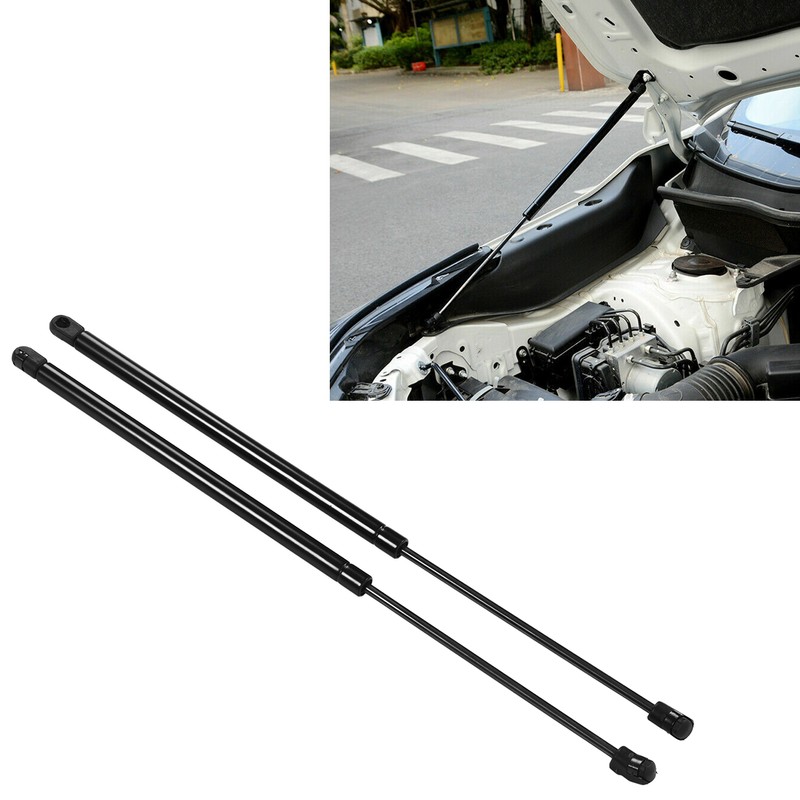 1 Pair Front Trunk Lift Support Metal Bonnet Hood Shock