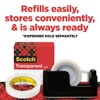 Scotch Transparent Tape, 1 in x 2592 in, 1 Roll