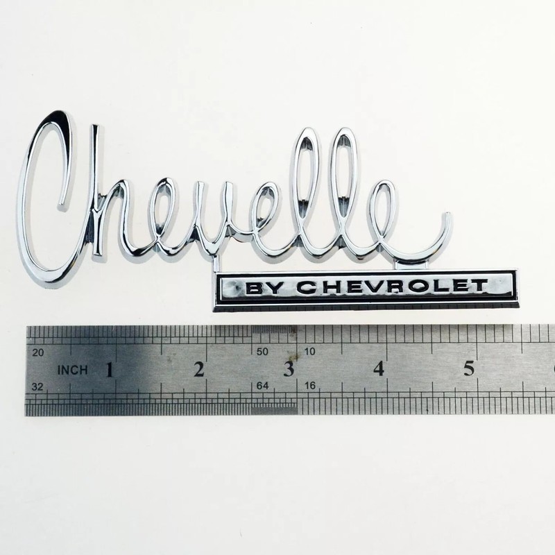 Rear Deck Trunk Lid Emblem Badge Replacement for 1970 Chevelle