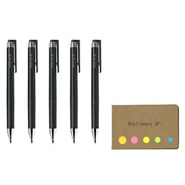 Pilot juice up 03 Retractable Gel Ink Pen, Hyper Fine Point 0.3mm, Black Ink, 5-Pack, Sticky Notes Value Set