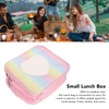 Lunch Bag Small Lunch Box Gradient Pink Reusable Leakage Proof