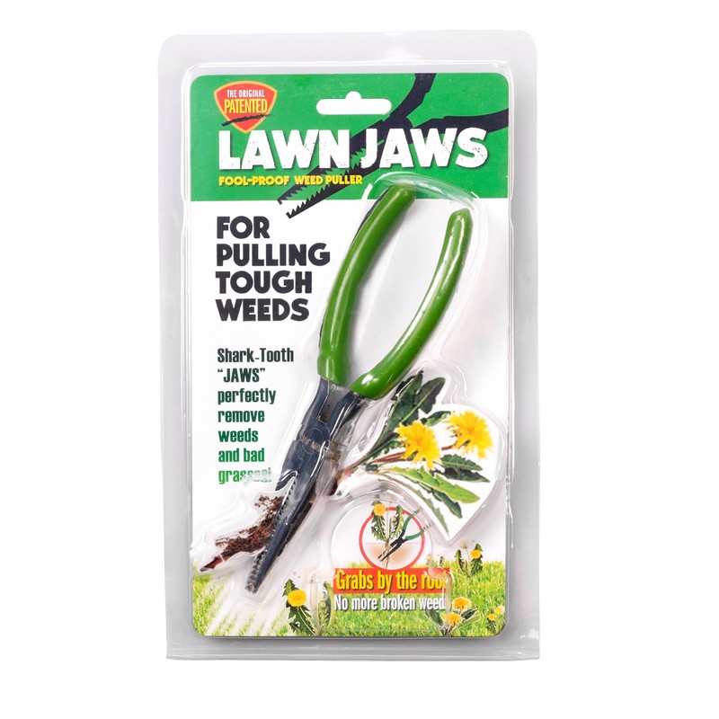Lawn Jaws The Original Sharktooth Weed Puller Remover Weeding &