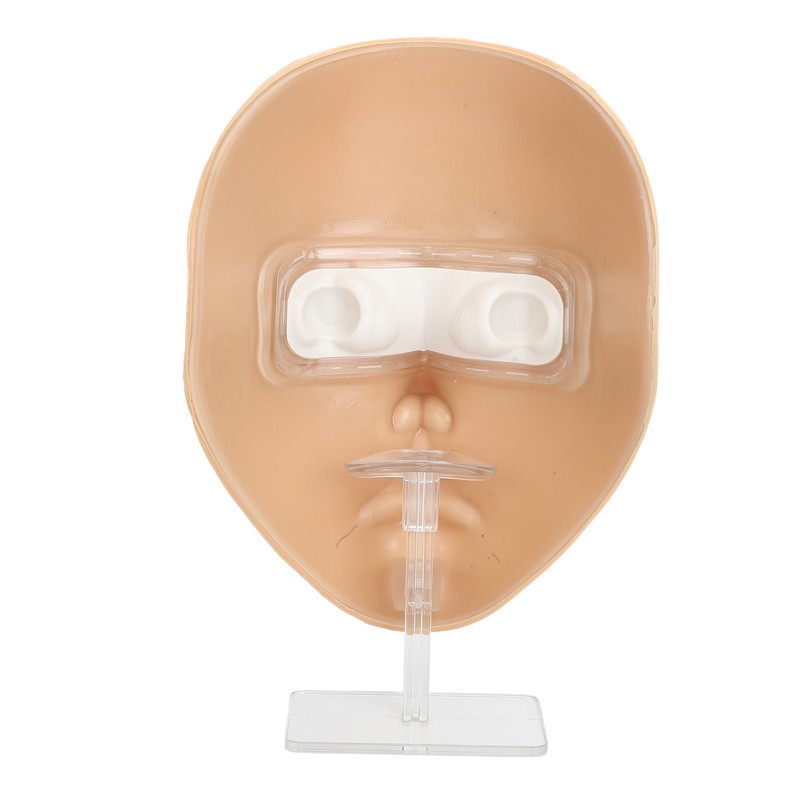 Silicone Makeup Practice Full Face Board with 20ml Cleansing Oil
