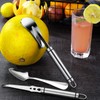 Klyuqoz Grapefruit Knife Curved Serrated, Grapefruit Knife Pack of 2,
