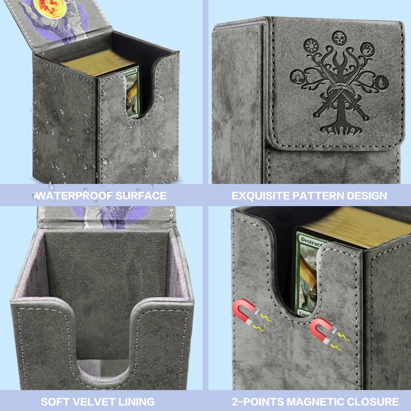 PROMAXIBINDER MTG Card Deck Box, Commander Deck Box Fits 100+