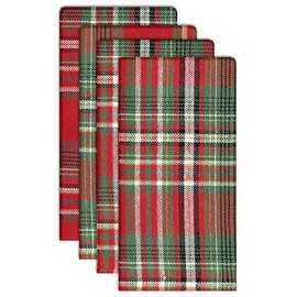 Lintex Walden Woven Plaid Napkins, Set of 4