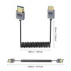 Duttek Coaxial 8K Coiled Mini HDMI to HDMI Cable, HDMI
