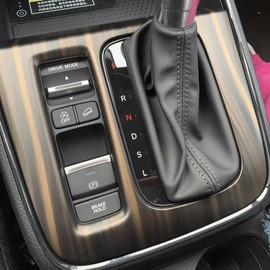 Naisec Gear Shift Protective Panel Central Control Unti-Scratching Cover for Honda CRV Accessories 2023 2024 2025 LX EX EX-L Sport Luxury Interior (Wood)