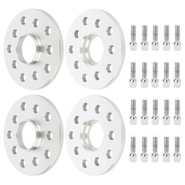 Abrillvt 5x100 to 5x112 Wheel Spacer 10mm 4PCS Thread Size 14x1.5 Wheel Adapter Compatible with for S4 92-09 for RS4 07-08 for Cabrio 95-96 for Rabbit 06-09