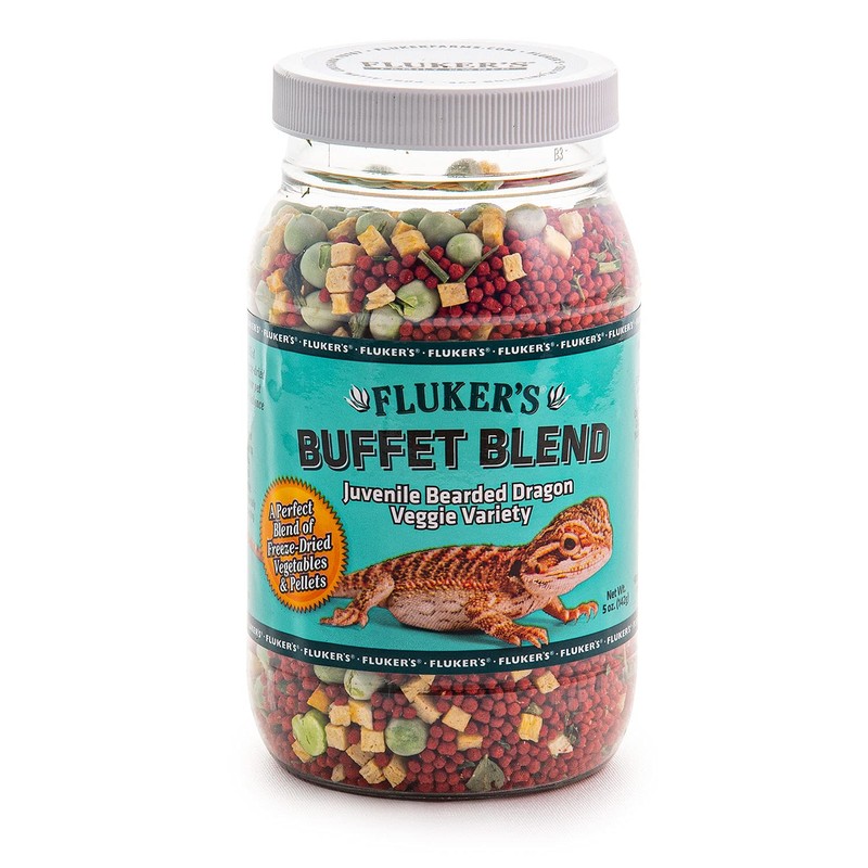 Flukers 1 Piece Juvenile Bearded Dragon Veggie Variety Diet, 5