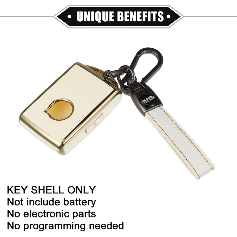 X AUTOHAUX Car Smart Key Fob Case Kit for Volvo