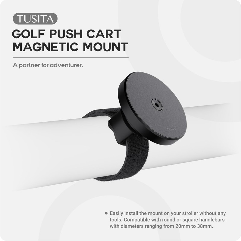 TUSITA Golf Push Cart Magnetic Mount for Magnetic Rangefinder -