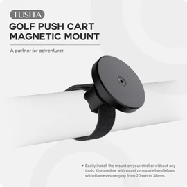 TUSITA Golf Push Cart Magnetic Mount for Magnetic Rangefinder - Compatible with Magsafe Phone