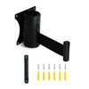 QWORK Barrera retractil para cinturon de pared, barrera de pared