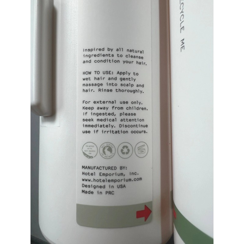 Terra Green White Tea Conditioning SHAMPOO & CONDITIONER SET 12.8oz