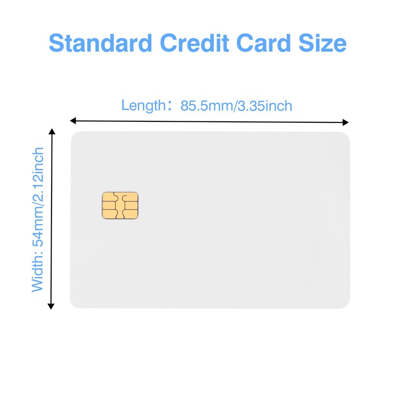20 Pack SLE4442 Chip Cards with 2 Track 8.4mm HICO