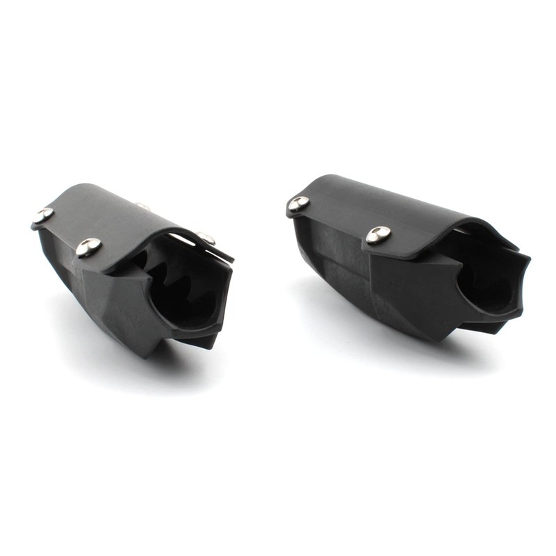 2PCS 25mm Motorcycle Engine Bumper Guard Crash Bar Blocks Bumper
