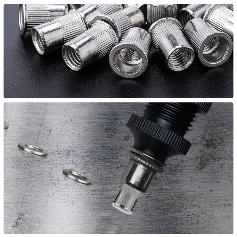 Gueenky Pack of 20 Rivet Nuts M12 Stainless Steel Rivet