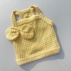 Cat Bowknot Knitwear Breathable Soft Cotton Small Dog Sweater for