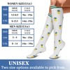 CHARMKING - Calcetines de compresión para mujeres y hombres (8
