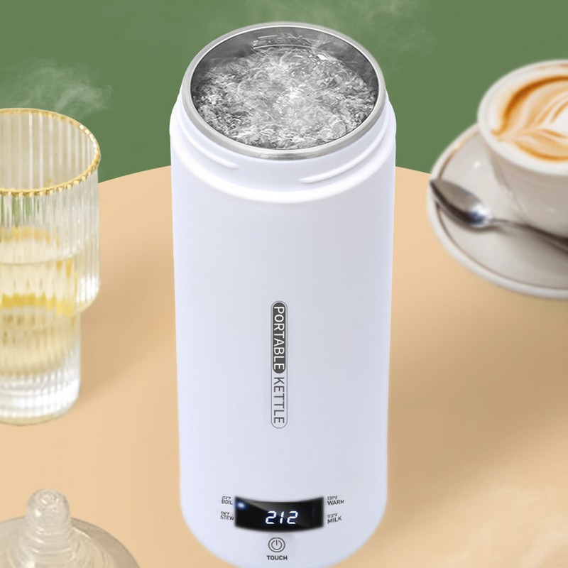 Travel Electric Kettle 450ml Temperature Control Portable Small Tea Coffee